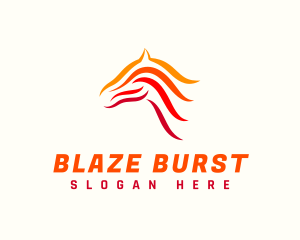 Fire Horse Equine logo design