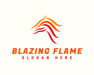 Fire Horse Equine logo design