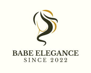 Elegant Fashion Hair Salon logo design