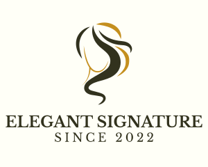 Elegant Fashion Hair Salon logo design