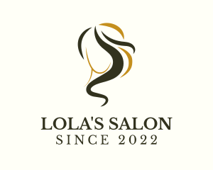 Elegant Fashion Hair Salon logo design