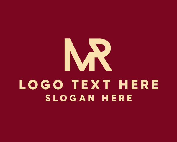 Letter Mr logo example 3