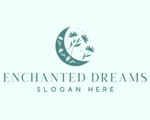 Moon Flower Beauty logo design