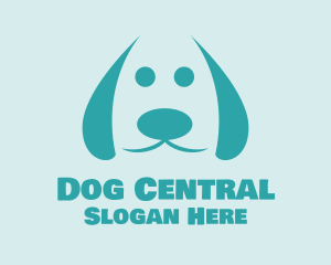 Cute Dog Veterinary logo design