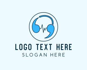 Quote Chat Headphones Logo