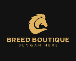 Equestrian Stable Horse logo design