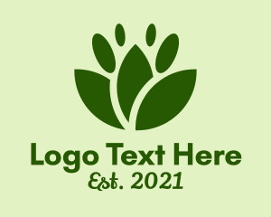 Botanical Leaf Plant  logo