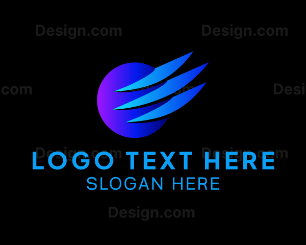 Orb Swoosh Business Logo