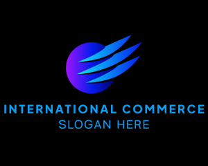 Orb Swoosh Business logo design