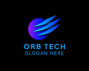 Orb Swoosh Business logo