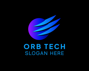 Orb Swoosh Business logo design