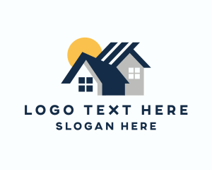 House Building Roof logo