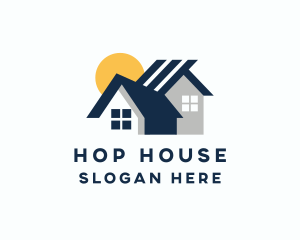 House Building Roof logo design