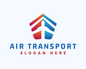 Air Travel Plane Transport logo design