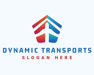 Air Travel Plane Transport logo design