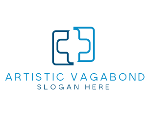 Medical Hospital Doctor Cross logo design