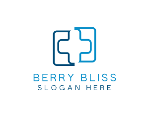 Medical Hospital Doctor Cross logo design