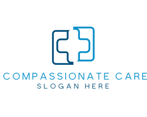 Medical Hospital Doctor Cross logo design