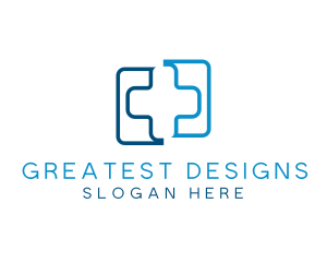 Medical Hospital Doctor Cross logo design