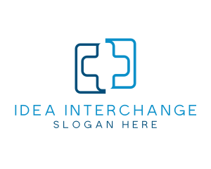 Medical Hospital Doctor Cross logo design