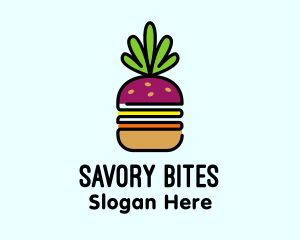 Beet Burger Vegan Restaurant  logo design