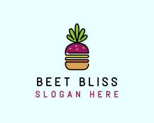 Beet Burger Vegan Restaurant  logo design