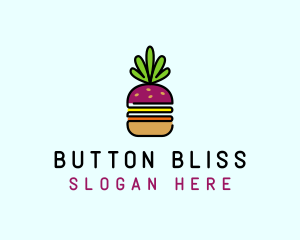 Beet Burger Vegan Restaurant  logo design