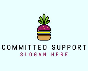 Beet Burger Vegan Restaurant  logo design