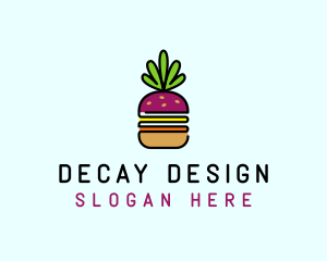 Beet Burger Vegan Restaurant  logo design