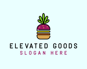 Beet Burger Vegan Restaurant  logo design