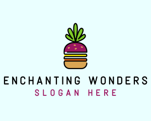 Beet Burger Vegan Restaurant  logo design