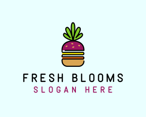 Beet Burger Vegan Restaurant  logo design