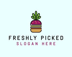 Beet Burger Vegan Restaurant  logo design