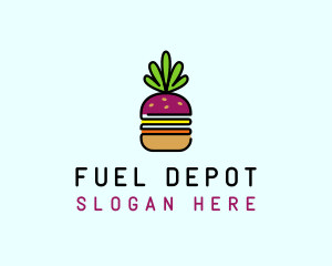 Beet Burger Vegan Restaurant  logo design