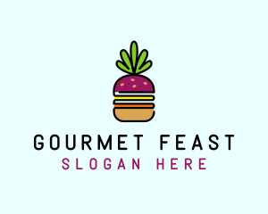 Beet Burger Vegan Restaurant  logo design