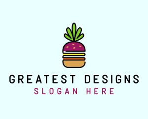 Beet Burger Vegan Restaurant  logo design