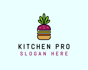 Beet Burger Vegan Restaurant  logo design