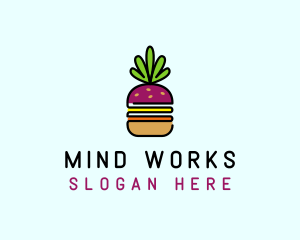 Beet Burger Vegan Restaurant  logo design