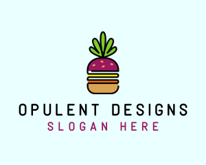 Beet Burger Vegan Restaurant  logo design