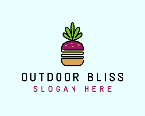 Beet Burger Vegan Restaurant  logo design