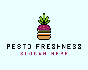 Beet Burger Vegan Restaurant  logo design