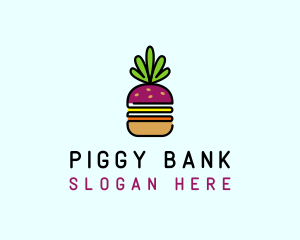 Beet Burger Vegan Restaurant  logo design