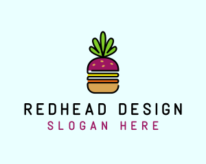 Beet Burger Vegan Restaurant  logo design