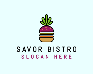 Beet Burger Vegan Restaurant  logo design