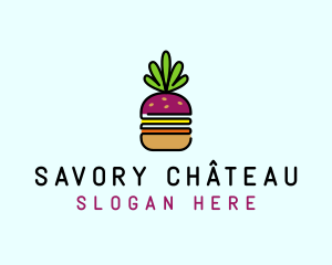 Beet Burger Vegan Restaurant  logo design