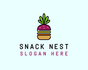 Beet Burger Vegan Restaurant  logo design