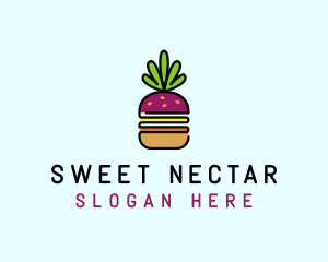 Beet Burger Vegan Restaurant  logo design