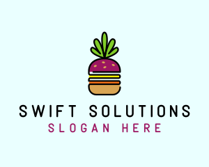 Beet Burger Vegan Restaurant  logo design