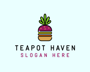 Beet Burger Vegan Restaurant  logo design