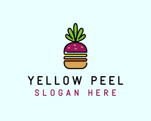 Beet Burger Vegan Restaurant  logo design